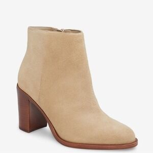 Vince Camuto Beige Tan Leather Paitrilla Booties 6.5
